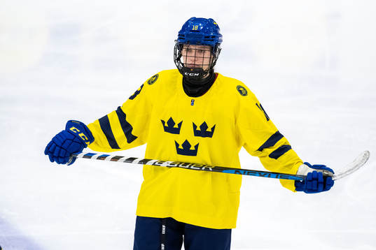 Hilda Svensson of Sweden looks dejected