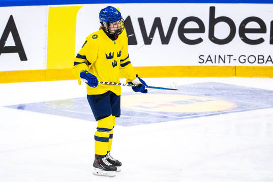 Hilda Svensson of Sweden looks dejected