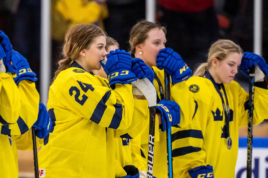 Ebba Hedqvist of Sweden looks dejected