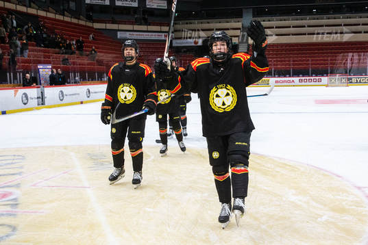 Brynäs Lindsay Paige Agnew  jublar