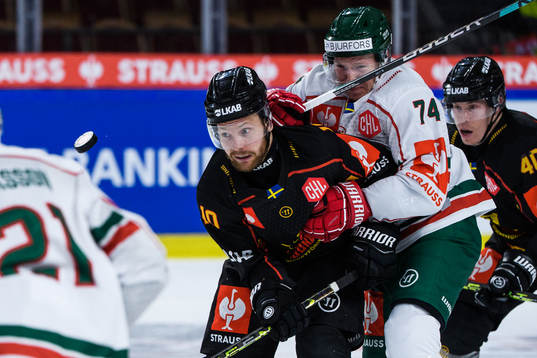 Luleås Einar Emanuelsson och Frölundas Andreas Borgman