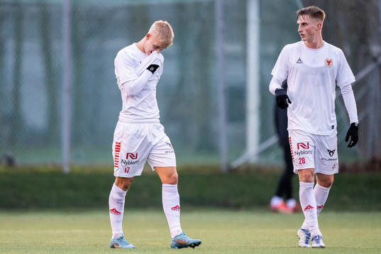 Kalmars Carl Gustafsson och Elias Olsson deppar