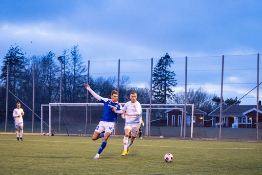 Lyngbys Sebastian Koch och Kalmars David Kristjan Olafsson