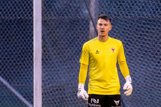 Kalmars målvakt Jakob Kindberg