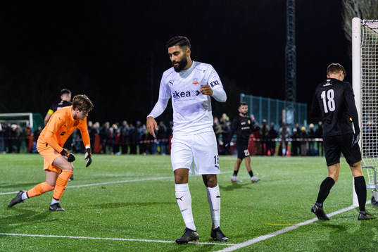 Helsingborgs Amin Al Hamawi jublar