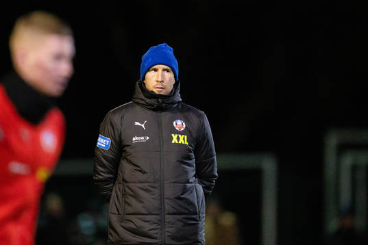 Helsingborgs tränare Mattias Lindström