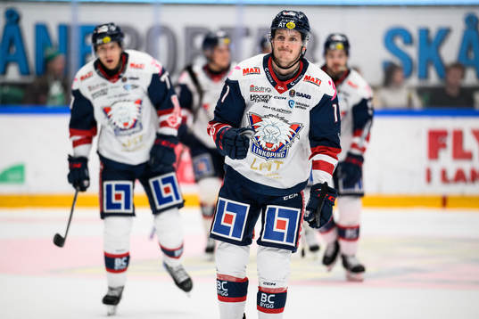Linköpings Henrik Törnqvist jublar