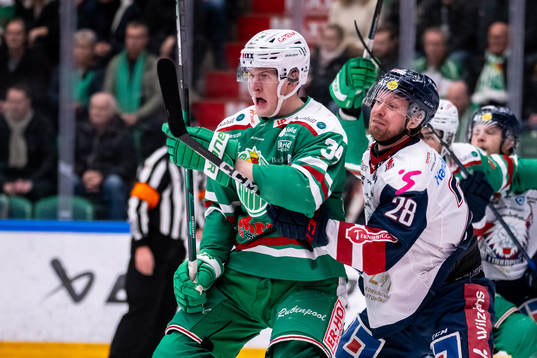 Rögles Adam Edström och Linköpings John Nyberg