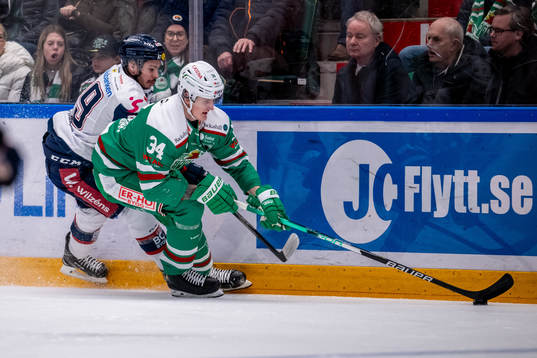 Linköpings Ty Rattie  och Rögles Adam Edström