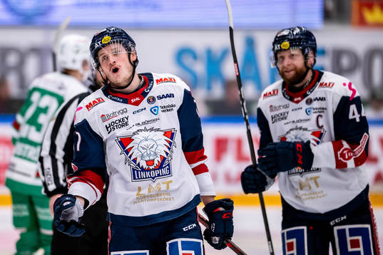 Linköpings Henrik Törnqvist jublar