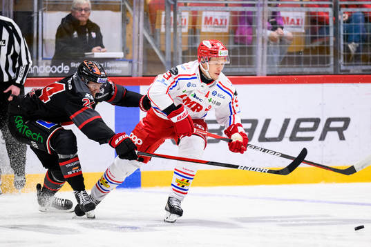 Örebros Jani Lajunen och Timrås Didrik Strömberg