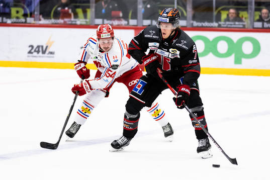 Timrås Jonathan Dahlén och Örebros Marcus Hardegård
