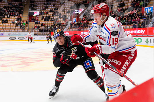 Örebros Robert Leino och Timrås Erik Andersson