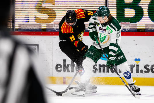 Brynäs Johannes Kinnvall och Färjestads Joakim Nygård