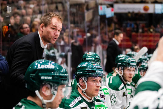 Färjestads huvudtränare Tomas Mitell