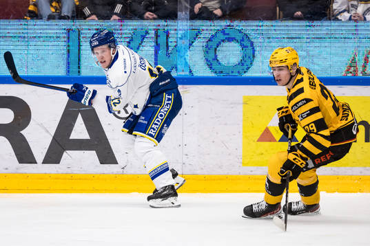 Leksands Kalle Östman och Skellefteås Albin Sundsvik