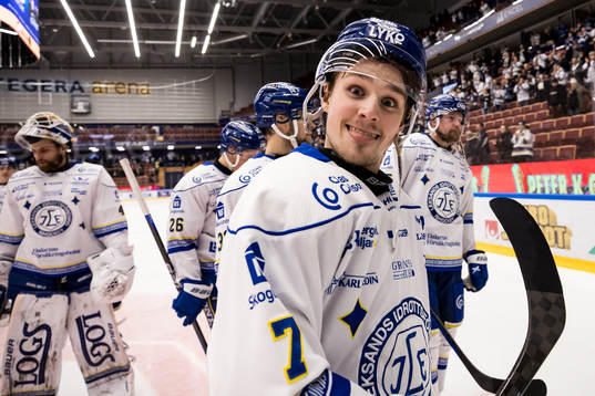 Leksands Marcus Karlberg jubel