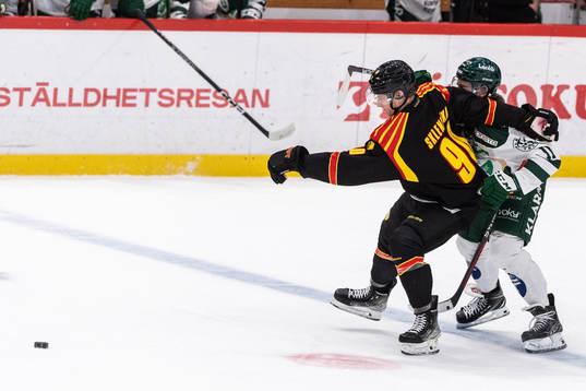 Brynäs David Sklenicka och Färjestads Joakim Nygård