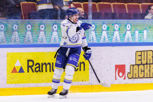 Leksands Matt Caito jublar