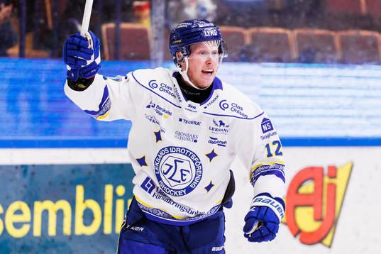 Leksands Kalle Östman jublar