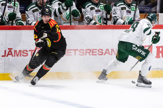 Brynäs Samuel Johannesson och Färjestads Patrik Lundh