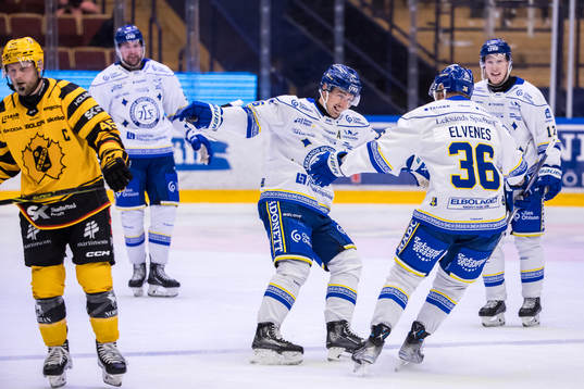 Leksands Patrik Noren jublar