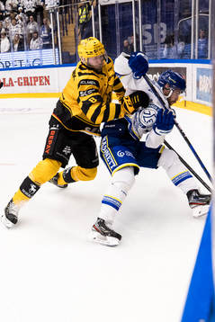 Skellefteås Petter Granberg och Leksands Oskar Lang