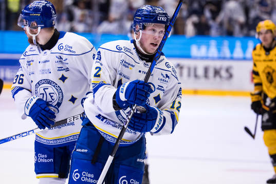 Leksands Kalle Östman jubel