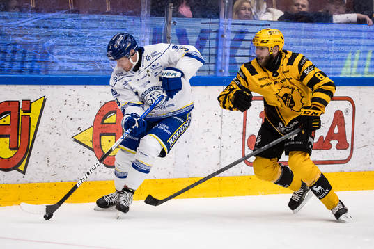 Leksands Patrik Zackrisson och Skellefteås Petter Granberg
