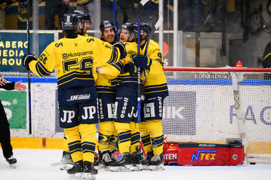 HV71s Mattias Tedenby jublar
