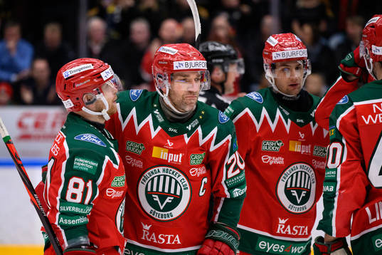 Frölundas Joel Lundqvist jublar