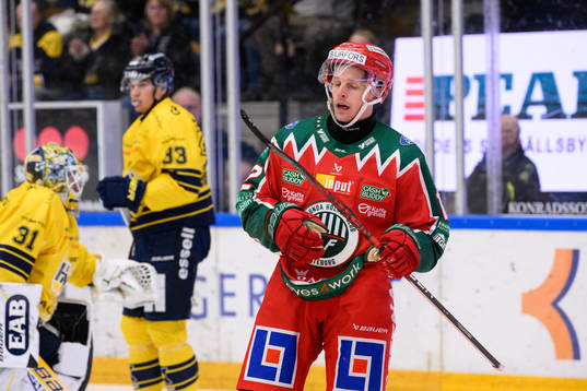 Frölundas Max Friberg deppar