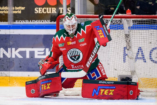 Frölundas målvakt Frederik Dichow