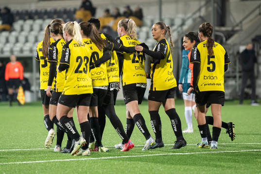 Häckens spelare jublar