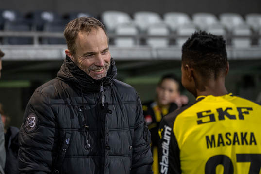 Häckens Fotbollsansvarig dam elit Christian Lundström