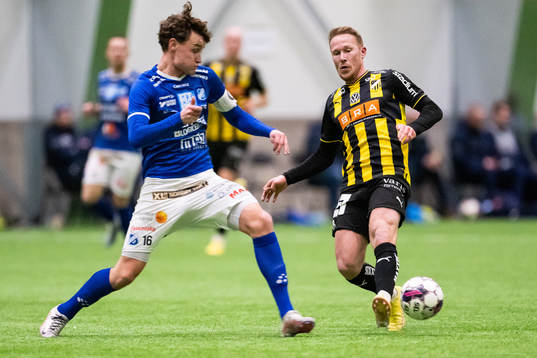 Norrbys Alexander Salo och Häckens Mikkel Rygaard