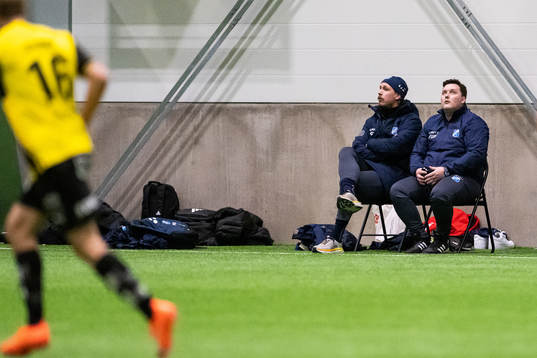 Norrbys tränare Marcus Översjö och tränare Jesper