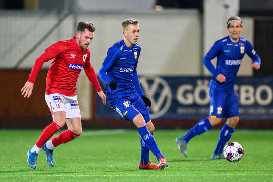 Degerfors Rasmus Örqvist och IFK Göteborgs Elias Hagen