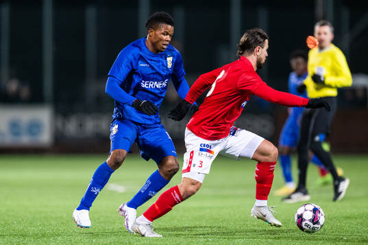 IFK Göteborgs Franklin Gabriel Matib och Degerfors Karim