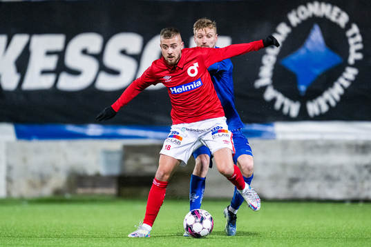 Degerfors Albin Mörfelt och IFK Göteborgs Sebastian