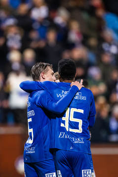 IFK Göteborgs Linus Carlstrand och Franklin Gabriel Matib