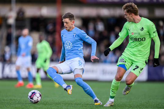 Malmö FFs Søren Rieks och Randers Mikkel Kallesöe