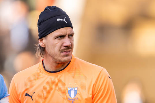 Malmö FFs målvakt Johan Dahlin