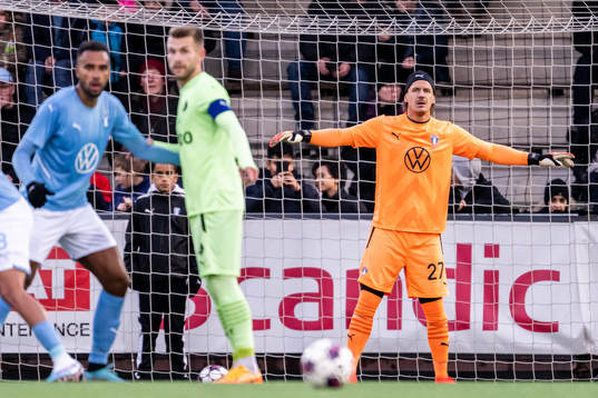 Malmö FFs målvakt Johan Dahlin