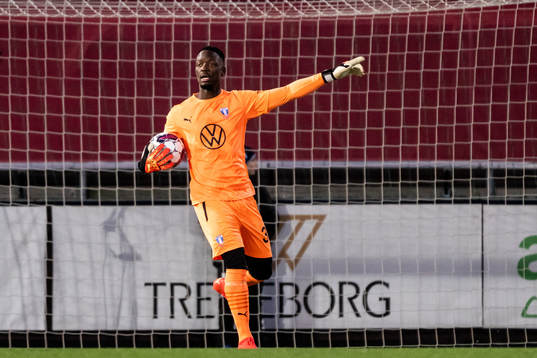 Malmö FFs målvakt Ismael Diawara
