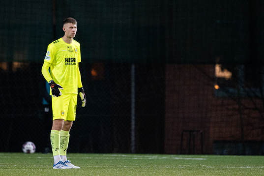 Hammarbys målvakt Sebastian Selin