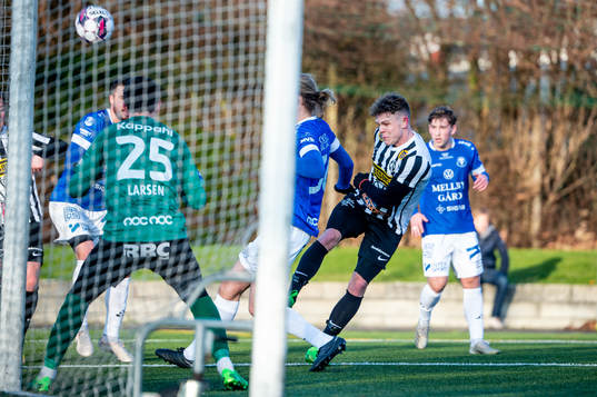 Landskronas Lukas Sunesson mot Trelleborgs Andreas Beck