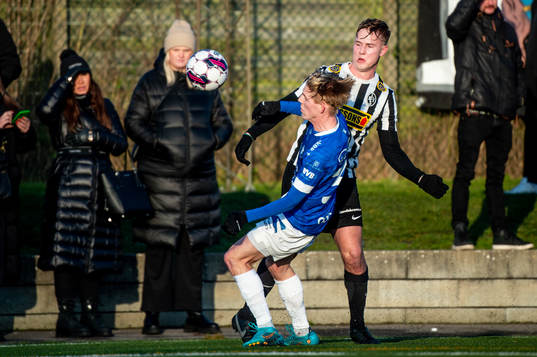 Landskronas Jesper Strid mot Trelleborgs Loke Mattsson