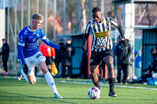 Landskronas Kofi Asare mot Trelleborgs Liam Olausson