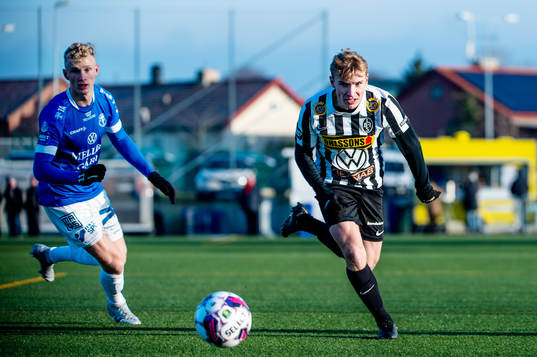 Landskronas Edvin Dahlqvist mot Trelleborgs Liam Olausson